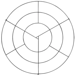 Hot DecoWoerner Deckengitter-Ring 100 Cm Ø schwarz