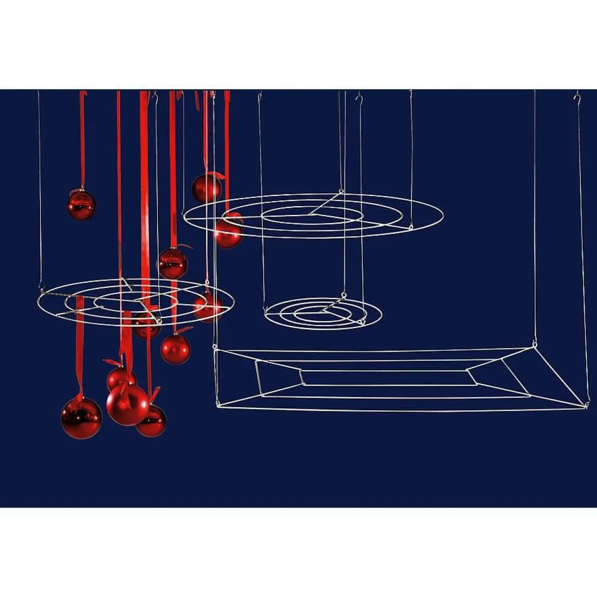 Clearance DecoWoerner Deckengitter-Ring 40 Cm Ø weiß