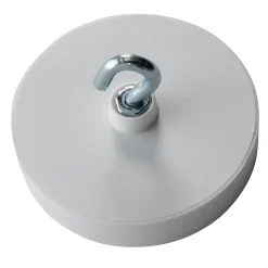New DecoWoerner Deckenmagnet 5 Cm Ø, 22 Kg weiß