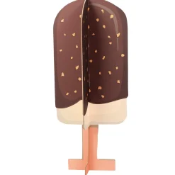 Sale DecoWoerner Deko Aufsteller Eis Am Stiel, 75 Cm Hoch braun