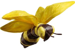 DecoWoerner Deko Bienen 26 Cm, 3 Stück gelb