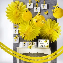 New DecoWoerner Deko Bienen 10-14 Cm, 5 Stück gelb