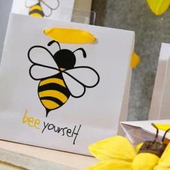 New DecoWoerner Deko Bienen 10-14 Cm, 5 Stück gelb