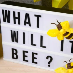 New DecoWoerner Deko Bienen 10-14 Cm, 5 Stück gelb