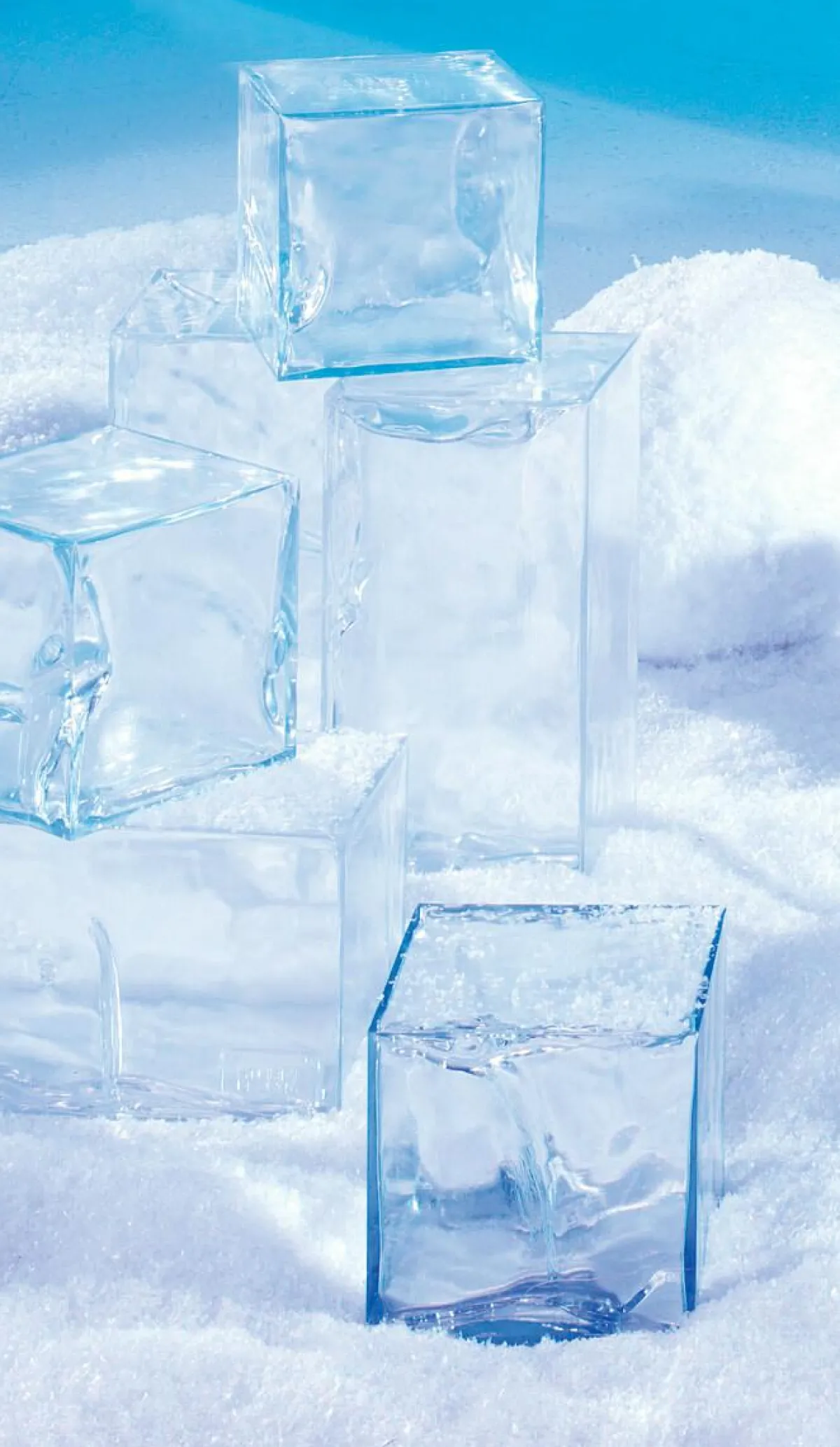 Discount DecoWoerner Deko Eisquader 46 Cm transparent