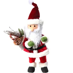 Best DecoWoerner Deko Figur Weihnachtsmann 43 Cm mehrfarbig