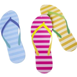 Clearance DecoWoerner Deko Flipflops 40 Cm 3 Stück mehrfarbig