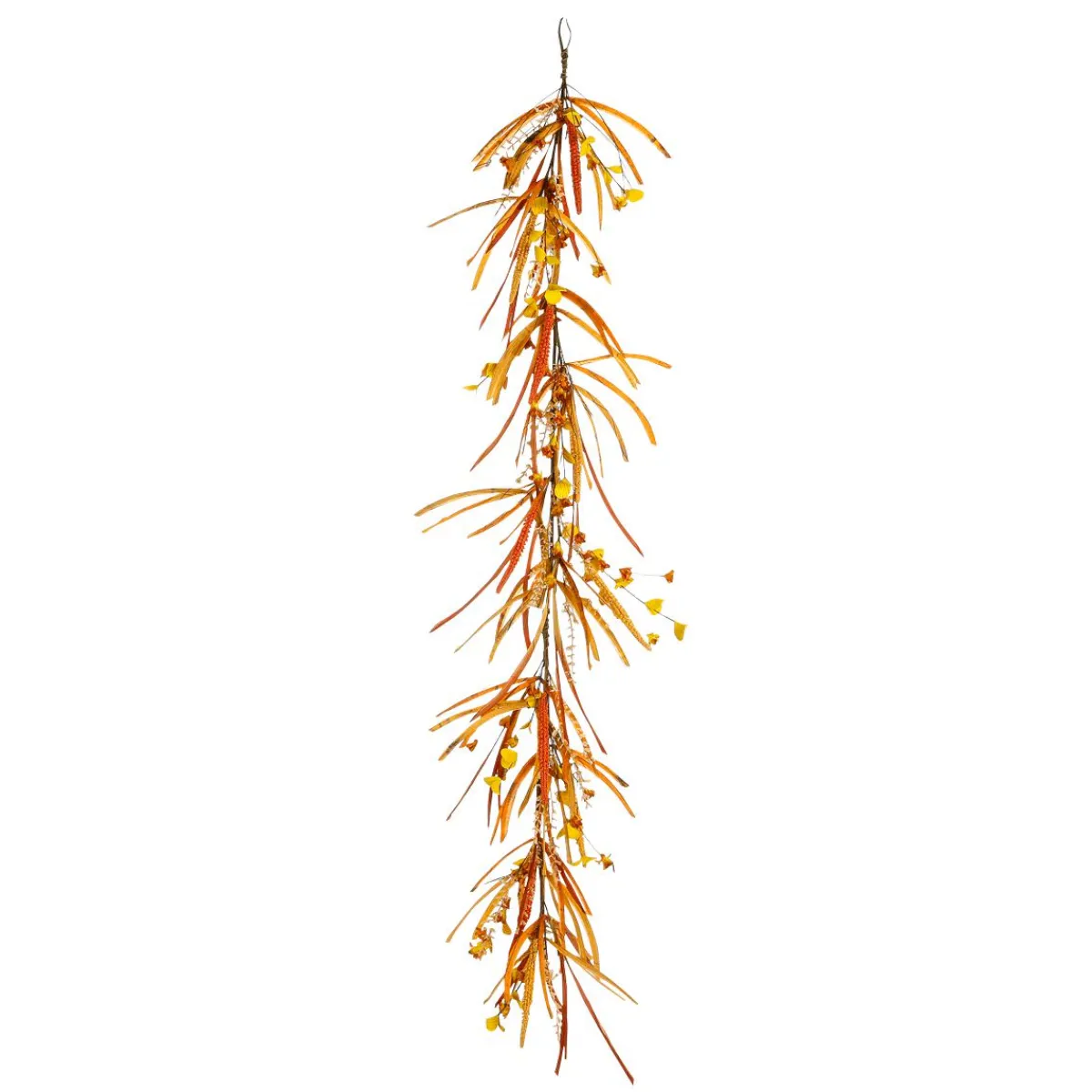 Discount DecoWoerner Deko Herbst-Mix-Kunstranke 150 Cm orange