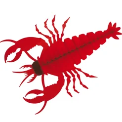 Outlet DecoWoerner Deko Hummer Aus Wabenpapier 45 Cm rot