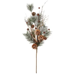 Clearance DecoWoerner Deko Kiefer Mix-Zweig 22 X 65 Cm grün
