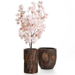 Clearance DecoWoerner Deko Kirschblütenzweig - Weiß, 105 Cm rosa