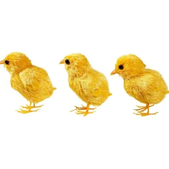 Sale DecoWoerner Deko Küken, Pack à 3 Stück gelb
