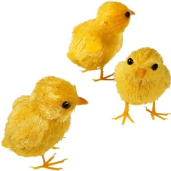 Sale DecoWoerner Deko Küken, Pack à 3 Stück gelb