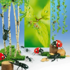 Discount DecoWoerner Deko Maikäfer, 20 Cm schwarz