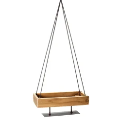 Discount DecoWoerner Deko Obelisk „Tanne“ 78 Cm schwarz