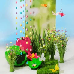 New DecoWoerner Deko Ostereier 6 Cm, Gepunktet, 6 Stück mehrfarbig