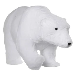 Online DecoWoerner Deko Plüsch-Eisbär 44 Cm Hoch weiß