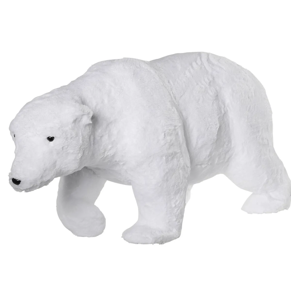 Online DecoWoerner Deko Plüsch-Eisbär 44 Cm Hoch weiß