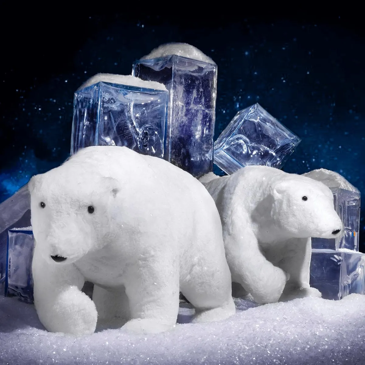 Online DecoWoerner Deko Plüsch-Eisbär 44 Cm Hoch weiß