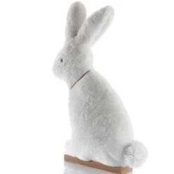Sale DecoWoerner Deko Plüsch-Hasen-Aufsteller, , 57 Cm Hoch weiß
