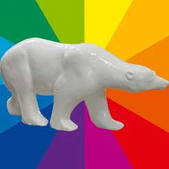 Sale DecoWoerner Deko Polarbär Wunschfarbe, 230 Cm Lang