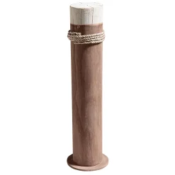 DecoWoerner Deko Poller Maritim, 80 Cm Hoch braun