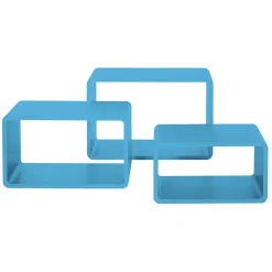 Discount DecoWoerner Deko Regal Set "Lounge" Hell blau