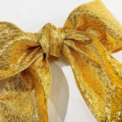 DecoWoerner Deko Schleife 20 Cm Breit, 10 Stück gold