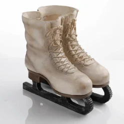 Clearance DecoWoerner Deko Schlittschuhe 27 Cm weiß