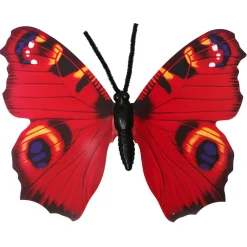 Hot DecoWoerner Deko Schmetterling 50 Cm 2er Set rot