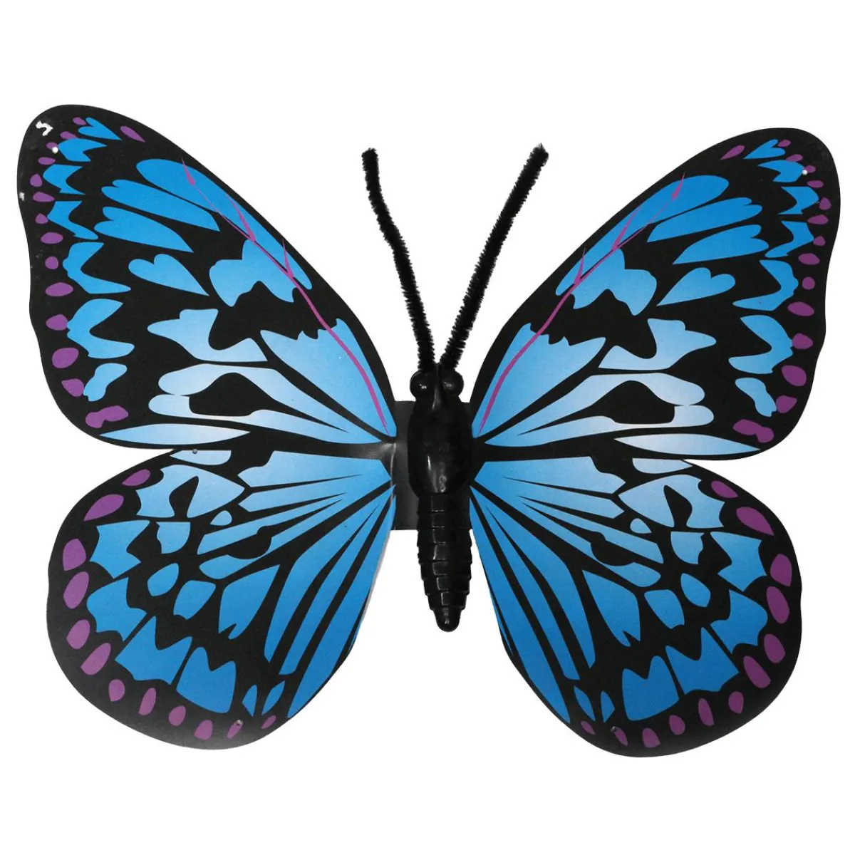 New DecoWoerner Deko Schmetterlinge 2er Set, 50 Cm blau