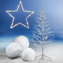 Discount DecoWoerner Deko Schneeball 30 Cm Ø weiß