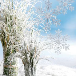 Clearance DecoWoerner Deko Schneeflocken, Pack à 3 Stück transparent