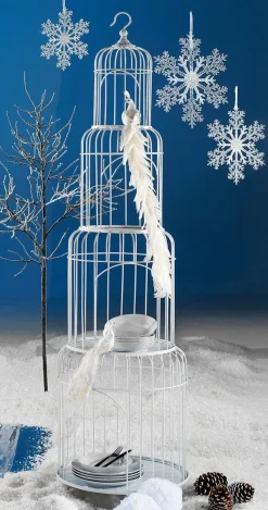 Clearance DecoWoerner Deko Schneeflocken, Pack à 3 Stück transparent