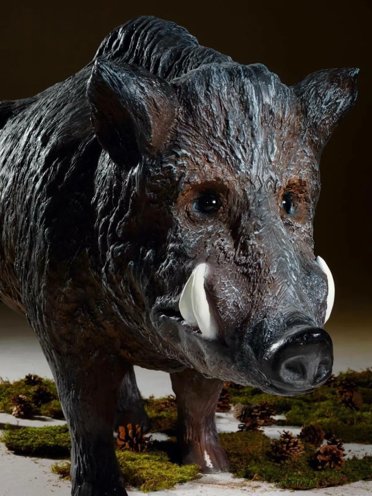 Outlet DecoWoerner Deko Wildschwein 160 Cm Lang braun