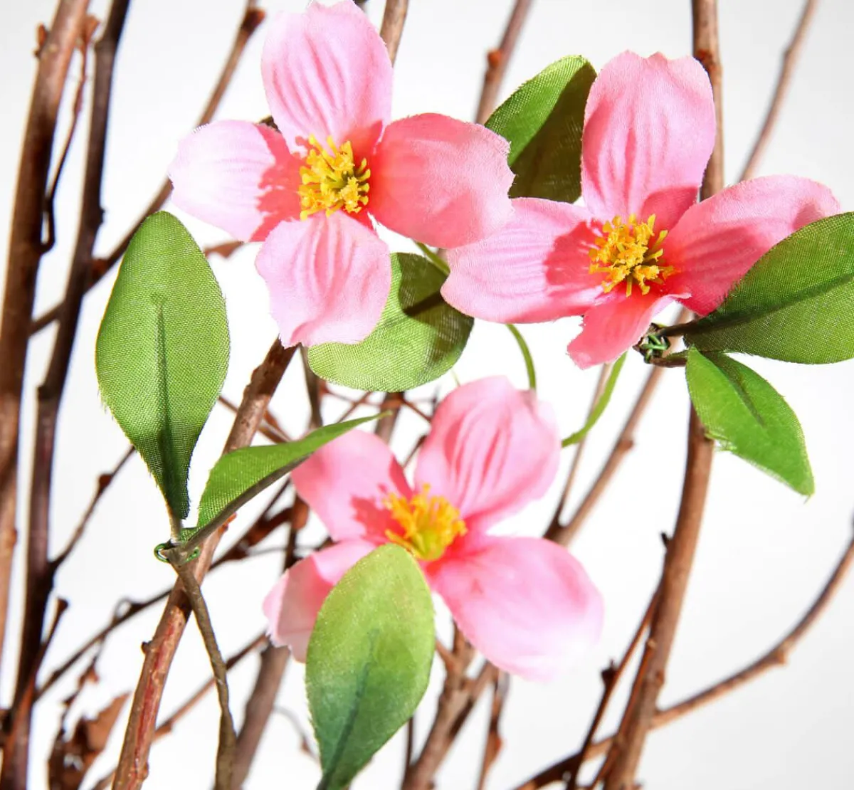 Best DecoWoerner Deko Zweig Bündel Mit Blüten 115 Cm rosa