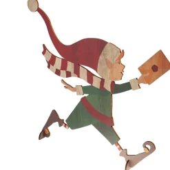 Sale DecoWoerner Deko-Aufsteller Weihnachtself grün