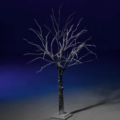 Hot DecoWoerner Deko-Baum Beschneit 125 Cm braun