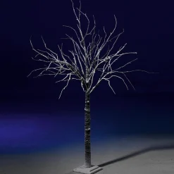 New DecoWoerner Deko-Baum Beschneit 160 Cm braun