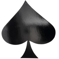 Discount DecoWoerner Deko-Display Pik Spielkartenfarbe 50 X 47 Cm schwarz