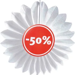 DecoWoerner Dekofächer 50 % weiß
