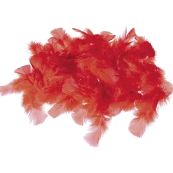 Discount DecoWoerner Dekofedern , 20 G rot