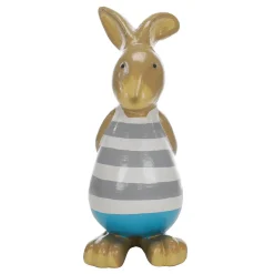 New DecoWoerner Dekofigur Osterhase , 39 Cm blau
