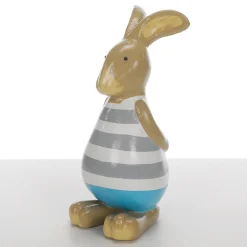 New DecoWoerner Dekofigur Osterhase , 39 Cm blau