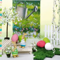 Outlet DecoWoerner Dekofigur Osterhase , 39 Cm grün