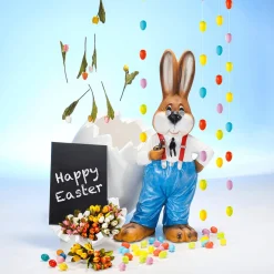 Outlet DecoWoerner Dekofigur Osterhase , 39 Cm grün