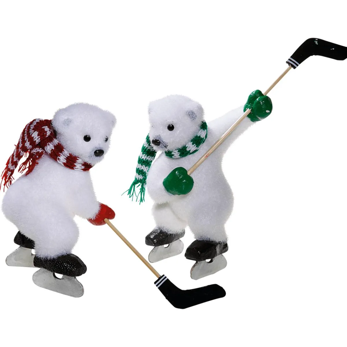 Best DecoWoerner Deko-Figuren Hockey Eisbären, 30 Cm Hoch weiß