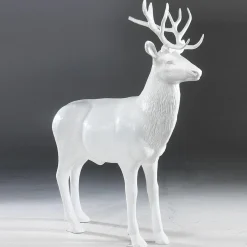Online DecoWoerner Deko-Hirsch 231 Cm Hoch, weiß