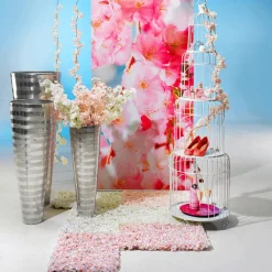 Discount DecoWoerner Deko-Kirschblüten-Ranke, 180 Cm rosa
