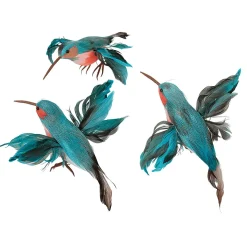 Hot DecoWoerner Deko-Kolibris, 3 Stück, blau